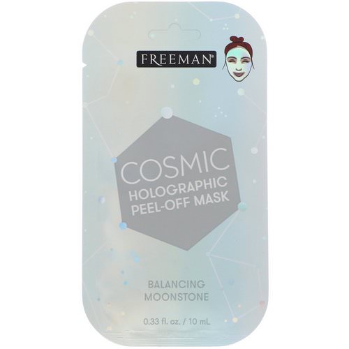 Freeman Beauty, Cosmic Holographic Peel-Off Mask, Balancing Moonstone, 0.33 fl oz (10 ml) Review