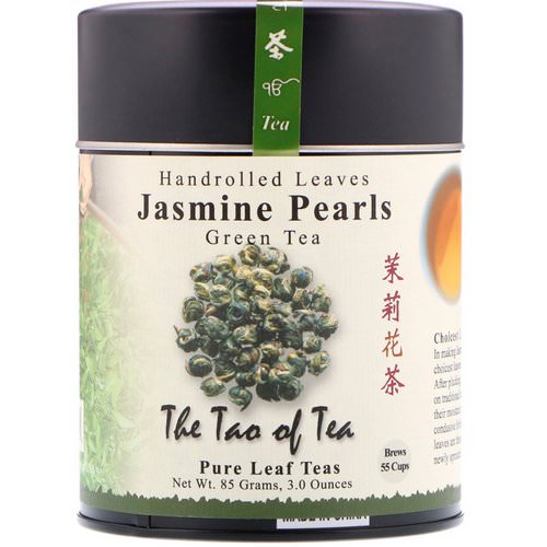 The Tao of Tea, Handrolled Leaves Green Tea, Jasmine Pearls, 3 oz (85 g) Review