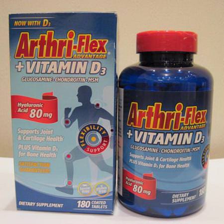 21st Century, Arthri-Flex Advantage + Vitamin D3, 180 Coated Tablets Review