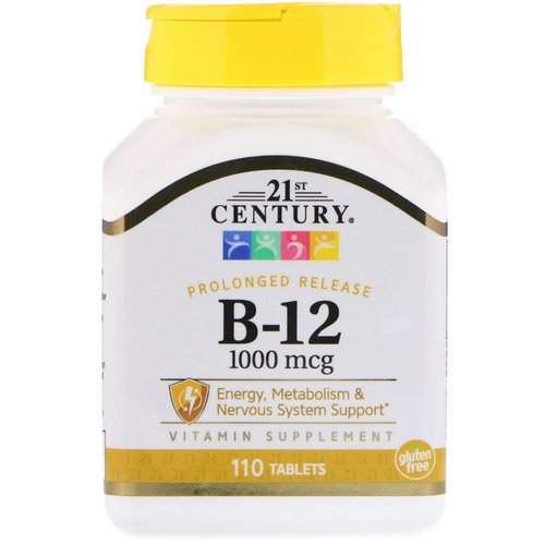 21st Century, B-12, 1000 mcg, 110 Tablets Review