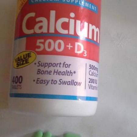 21st Century, Calcium 500 + D3, 200 Tablets Review