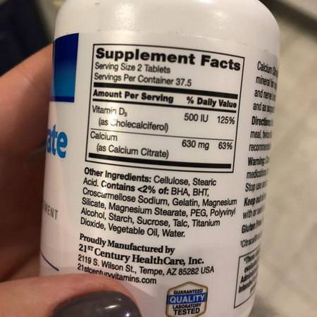 21st Century, Calcium Plus Vitamin D