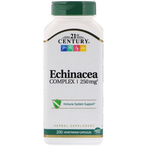 21st Century, Echinacea Complex, 250 mg, 200 Vegetarian Capsules Review