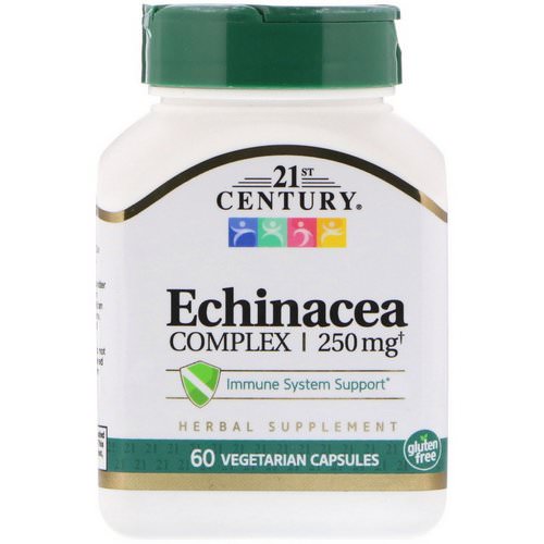 21st Century, Echinacea Complex, 250 mg, 60 Vegetarian Capsules Review