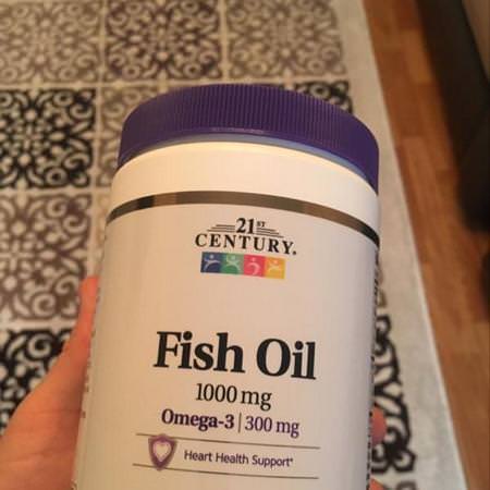 21st Century, Fish Oil, 1,000 mg, 120 Softgels Review