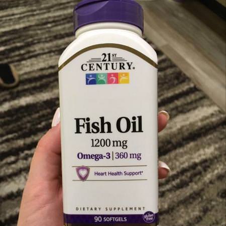 21st Century, Fish Oil, 1,200 mg, 140 Softgels Review