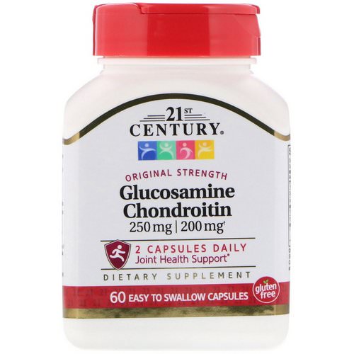 21st Century, Glucosamine 250 mg, Chondroitin 200 mg, Original Strength, 60 (Easy Swallow) Capsules Review