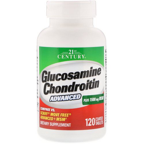 21st Century, Glucosamine Chondroitin Advanced, 120 Coated Tablets Review