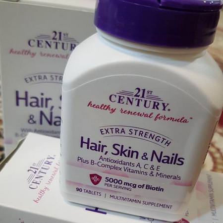 Supplements Hair Skin Nails 21st Century