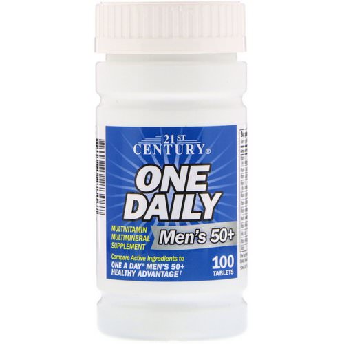 21st Century, One Daily, Men's 50+, Multivitamin Multimineral, 100 Tablets Review