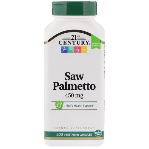 21st Century, Saw Palmetto, 450 mg, 200 Vegetarian Capsules Review