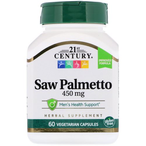 21st Century, Saw Palmetto, 450 mg, 60 Vegetarian Capsules Review