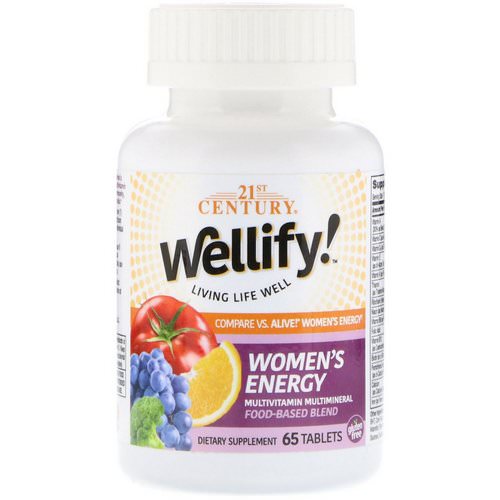 21st Century, Wellify! Women's Energy, Multivitamin Multimineral, 65 Tablets Review
