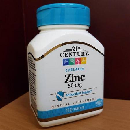 21st Century Supplements Minerals Zinc