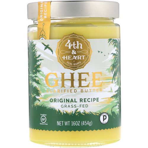 4th & Heart, Ghee Clarified Butter, Original Recipe, 16 oz (454 g) Review