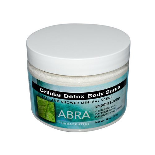 Abra Therapeutics, Cellular Detox Body Scrub, Grapefruit & Juniper, 10 oz (283 g) Review