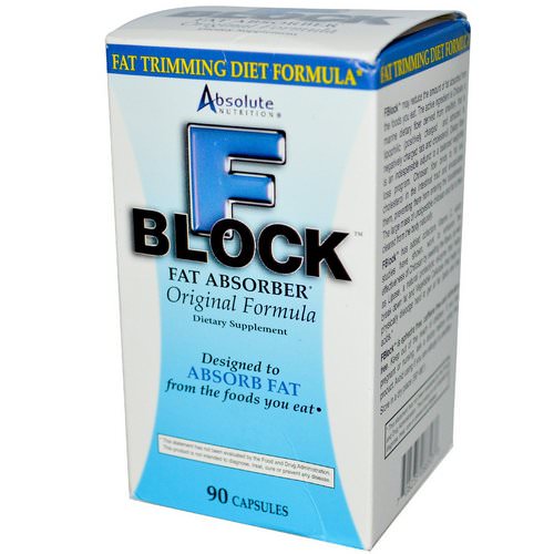 Absolute Nutrition, FBlock, Fat Absorber, 90 Capsules Review