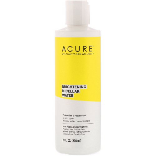 Acure, Brightening Micellar Water, 8 fl oz (236 ml) Review