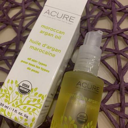Acure, The Essentials Moroccan Argan Oil, 1 fl oz (30 ml) Review