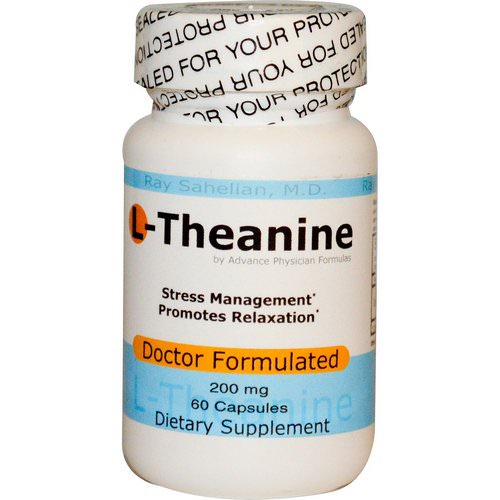Advance Physician Formulas, L-Theanine, 200 mg, 60 Capsules Review
