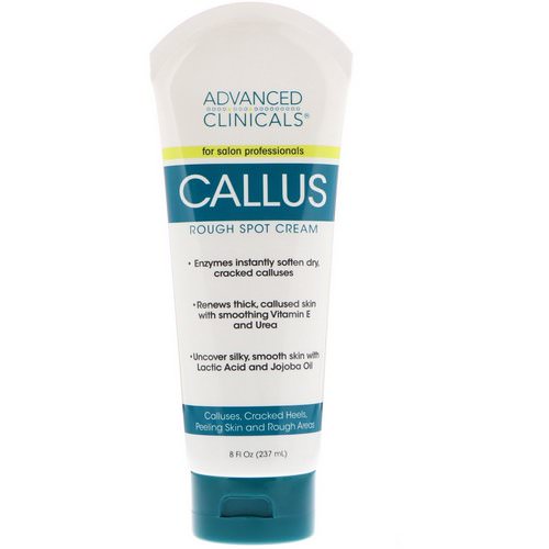 Advanced Clinicals, Callus, Rough Spot Cream, 8 fl oz (237 ml) Review