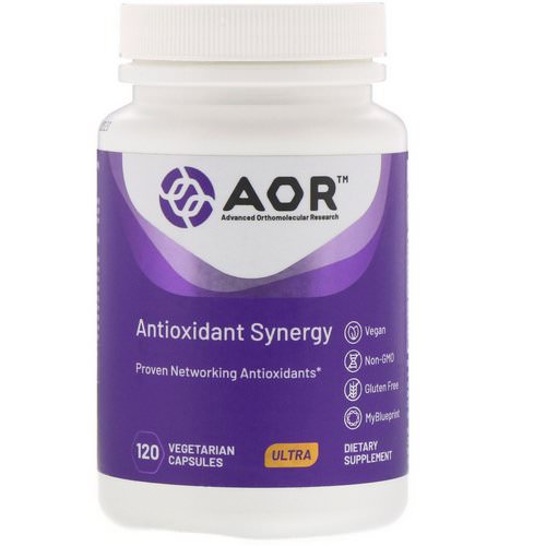 Advanced Orthomolecular Research AOR, Antioxidant Synergy, 120 Vegetarian Capsules Review