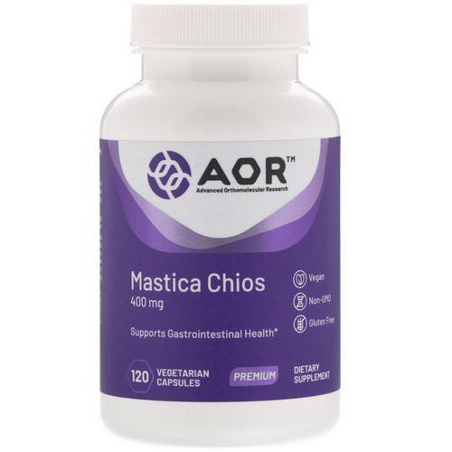 Advanced Orthomolecular Research AOR, Mastica Chios, 400 mg, 120 Vegetarian Capsules Review