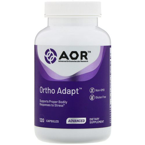 Advanced Orthomolecular Research AOR, Ortho Adapt, 120 Capsules Review