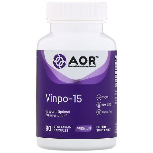 Advanced Orthomolecular Research AOR, Vinpo-15, 90 Vegetarian Capsules Review