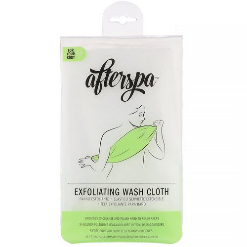AfterSpa, Exfoliating Wash Cloth, 1 Cloth Review