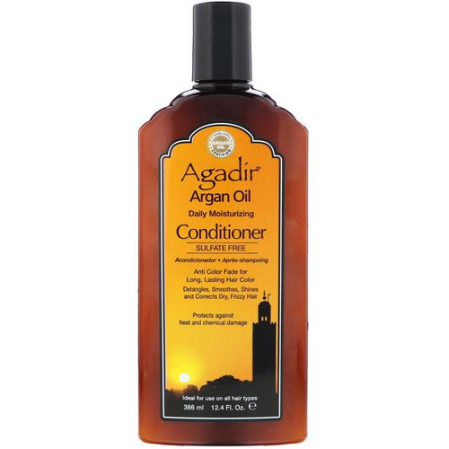 Agadir, Argan Oil, Daily Moisturizing Conditioner, Sulfate Free, 12.4 fl oz (366 ml) Review
