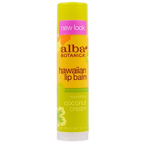 Alba Botanica, Hawaiian Lip Balm, Nourishing Coconut Cream, .15 oz (4.2 g) Review