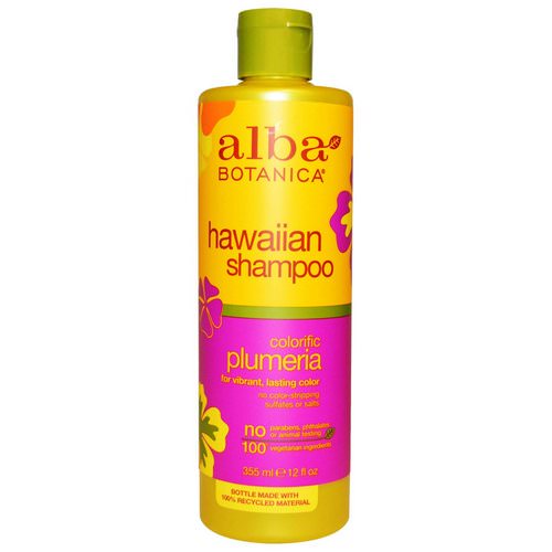 Alba Botanica, Hawaiian Shampoo, Colorific Plumeria, 12 fl oz (355ml) Review