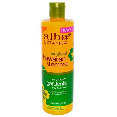 Alba Botanica, Natural Hawaiian Shampoo, So Smooth Gardenia, 12 fl oz (355 ml) Review