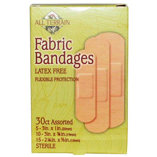 All Terrain, Fabric Bandages, Latex Free, Assorted, 30 Count Review