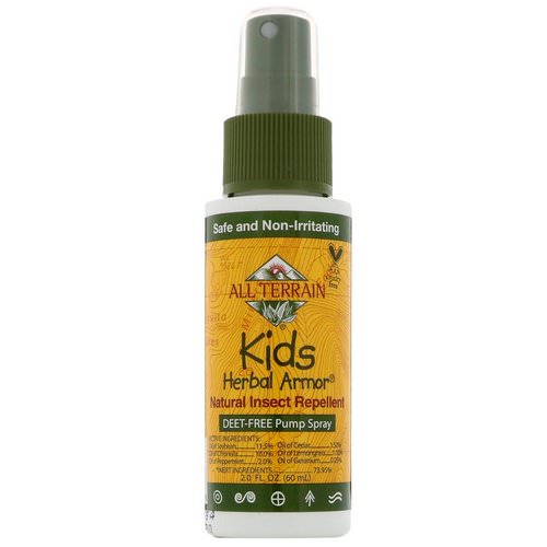 All Terrain, Kids Herbal Armor, Natural Insect Repellent, 2.0 fl oz (60 ml) Review