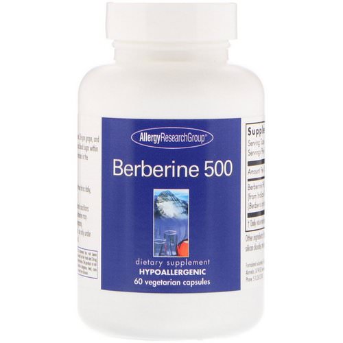 Allergy Research Group, Berberine 500, 60 Vegetarian Capsules Review