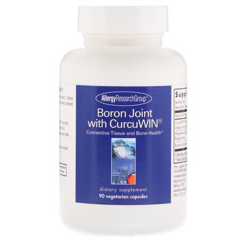 Allergy Research Group, Boron Joint with CurcuWin, 90 Vegetarian Capsules Review