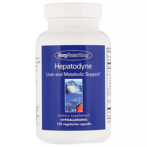 Allergy Research Group, Hepatodyne, Liver and Metabolic Support, 120 Vegetarian Capsules Review