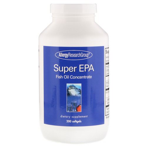 Allergy Research Group, Super EPA, Fish Oil Concentrate, 200 Softgels Review