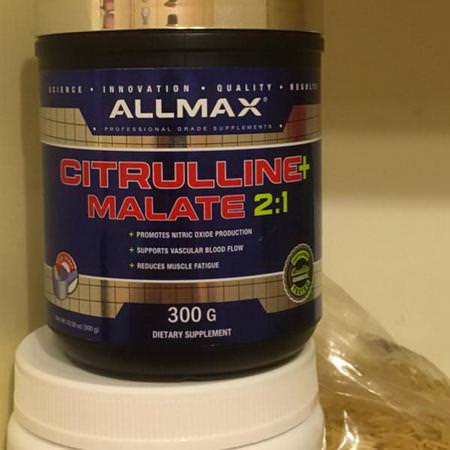 Sports Nutrition Pre-Workout Supplements Nitric Oxide Formulas Citrulline Malate ALLMAX Nutrition