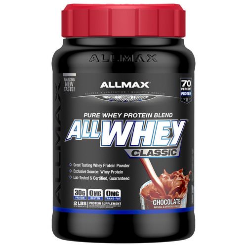 ALLMAX Nutrition, AllWhey Classic, 100% Whey Protein, Chocolate, 2 lbs (907 g) Review