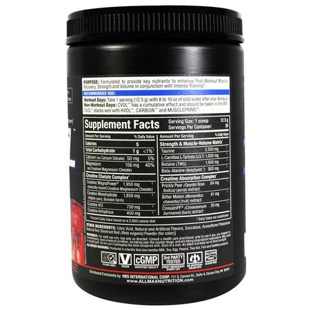Amino Acid Blends, Amino Acids, Supplements, Creatine Blends, Creatine, Muscle Builders, Sports Nutrition