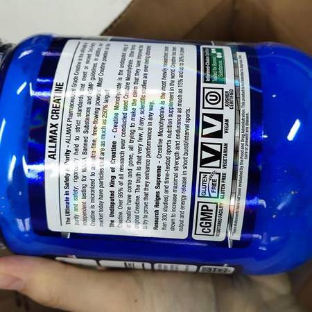 ALLMAX Nutrition, Creatine Powder, 100% Pure Micronized Creatine Monohydrate, Pharmaceutical Grade Creatine, 14.11 oz (400 g) Review