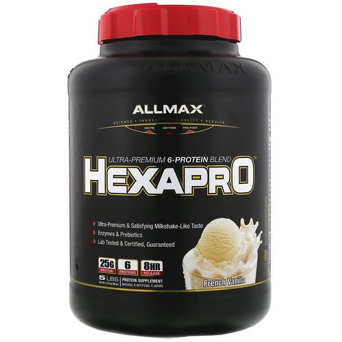 ALLMAX Nutrition, Hexapro, Ultra-Premium 6-Protein Blend, French Vanilla, 5 lbs (2.27 kg) Review