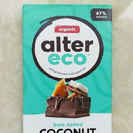 Alter Eco, Organic Chocolate Bar, Dark Salted Coconut Toffee, 2.82 oz (80 g) Review