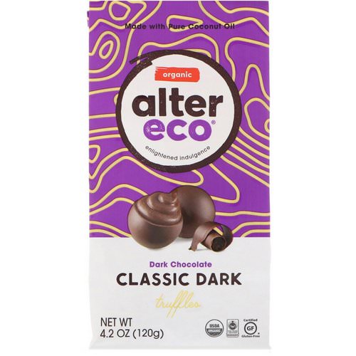 Alter Eco, Organic Classic Dark Truffles, Dark Chocolate, 4.2 oz (120 g) Review