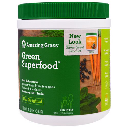 Amazing Grass, Green Superfood, The Original, 8.5 oz (240 g) Review