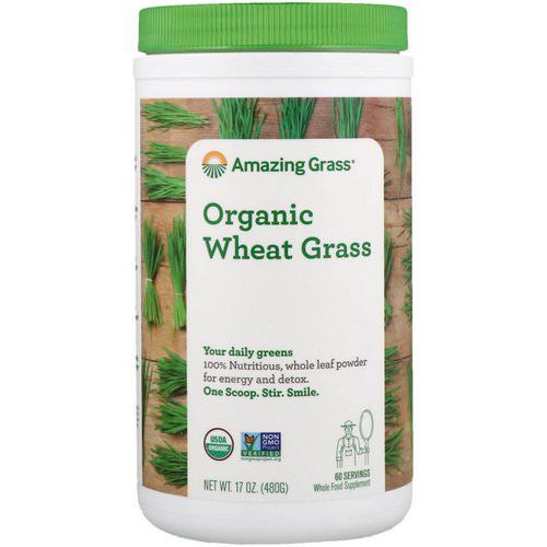 Amazing Grass, Organic Wheat Grass, 17 oz (480 g) Review