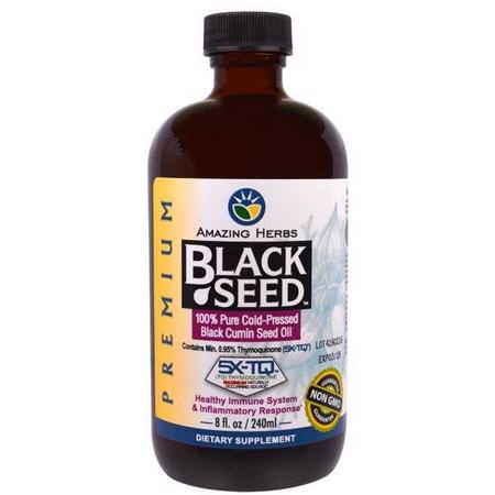 Black Seed, Pure Cold-Pressed Black Cumin Seed Oil